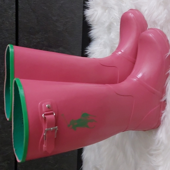 Polo pink rain boots - Picture 4 of 6